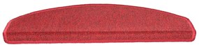 10 db bordói vörös lépcsőszőnyeg 65x24x4 cm