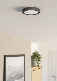 Eglo 901297-LED Mennyezeti lámpatest FUEVA LED/7,5W/230V 2700/4000/6500K átm. 16,6 cm fekete