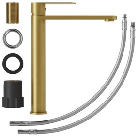 BATH DELUXE 28-027-02-70-02 -Mosdócsap TARNBY 27,3 cm csiszolt réz