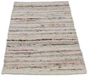 Vastag gyapjú szőnyeg Rustic 71x131 szövött modern szőnyeg