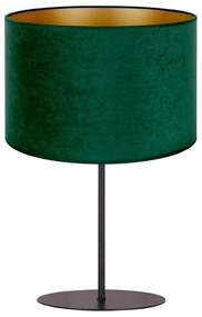 Duolla Duolla - Asztali lámpa ROLLER 1xE14/15W/230V zöld/arany DU81495