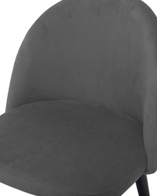 Étkezőszék szett 2 db Visla (szürke). 1009935