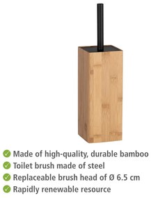 Padua bambusz WC-kefe tartó - Wenko