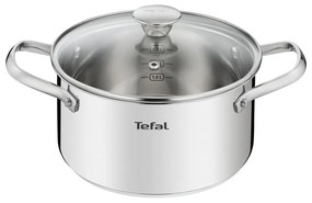 Indukciós tűzhelyhez alkalmas rozsdamentes acél edény Cook Eat – Tefal