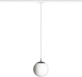 RENDL LUNA 20 háromáramkörös sínre opálüveg/króm 230V LED E27 11W