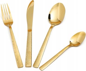 Martello evőeszköz készlet arany 24 db-os Homla