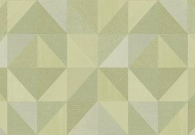 Parato Cristiana Masi Vitalis Dynamo zöld geometrikus texturált vlies tapéta – 32415