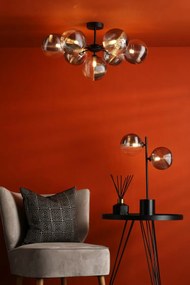 Dar Lighting modern mennyezeti lámpa cohen matt fekete darcoh3422-19