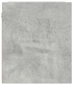 betonszürke falra szerelhető éjjeliszekrény 38x34x40 cm
