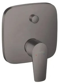 zuhany és fürdő csaptelep Hansgrohe Talis E vakolat alatti rész nélkül csiszolt fekete króm 71745340