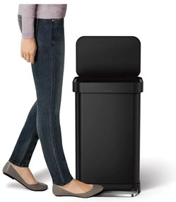 Acél pedálos szemetes 45 l – simplehuman