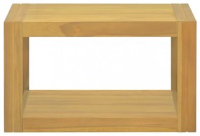 tömör tíkfa falra szerelhető fürdőszobaszekrény 60 x 45 x 35 cm