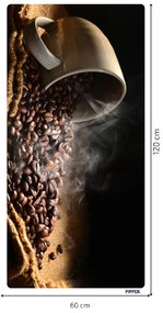 PIPPER. Öntapadós textiltapéta "Kávéscsésze"