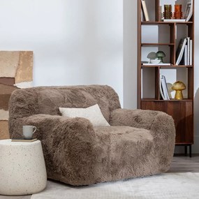 Barna fotel Teddy – Ixia