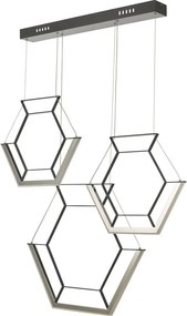 Dar Lighting HEXAGON HEX0322 Függőlámpa 1x35W/LED 2800K 1043LM
