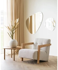 Devonport fali tükör organikus formájú, fazettás, 70x100 cm