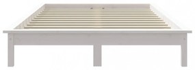 fehér tömör fenyőfa ágykeret 180 x 200 cm (Super King Size)