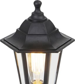 Klasszikus kültéri állólámpa fekete 42,2 cm IP44 - New Haven