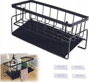 Konyhai Mosogató Rendszerező Szivacs Törlőkendő Tartó Folyadék Csepegtető Kosár