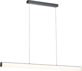 RENDL RIVIER LED I závěsná černá/mléčný akryl 230V LED 24W 3000K