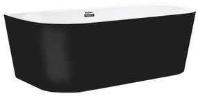 Still szabadon álló fürdőkád 170x80x58 cm fekete
