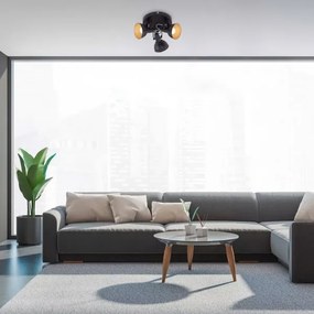 Fekete 3xE14/40W/230V spotlámpa