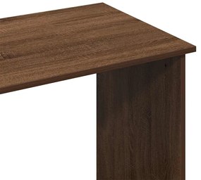 barna tölgyszínű szerelt fa íróasztal 102x50x75 cm