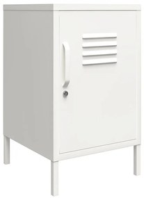 Fehér fém éjjeliszekrény Mission District – Støraa