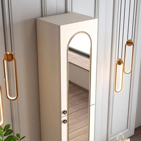 Palermo előszobafal, krém-tölgy, 45 cm – TR845HCT4240