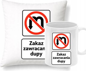 Párna Bögre Szett Főnök felirat Tilos visszafordulni du py