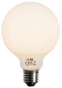 5 db E27 Dimmelhető LED izzó Opál G95 5W 450lm 2700K