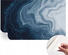 Fotótapéta Öntapadós Dekoratív tapéta Kék hullámok 416x254 cm