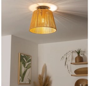 Brilagi - LED felületre szerelhető csillár CERIA BOHO 1xE27/40W/230V átm. 28 cm barna