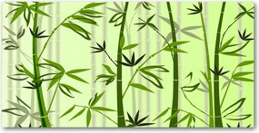 Üvegpanel konyhába Bambusz 120x60 cm Ragasztó