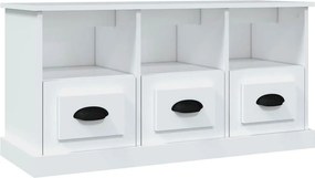 vidaXL fehér szerelt fa TV-szekrény 100x35x50 cm