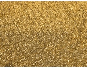 Mustársárga zsenília kinyitható-tárolóhelyes sarokkanapé (jobb oldali-heverő résszel) Everest – Bobochic Paris