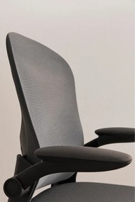 Szürke kárpitozott irodai szék Kempton – Yes Everyday