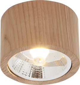 ZUMA LINE 3010103 OAK Hengeres Mennyezeti Lámpa Faipari GU10/ES111 IP20