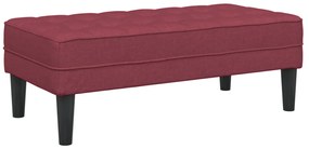 Pad Borvörös 113x57x39 cm Szövet