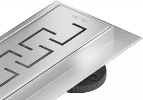 Mexen Flat 360° M15 forgatható vonalelvezetés 90 cm, inox - 1024090-40