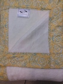 Pamut akril takaró 150x200 krémsárga