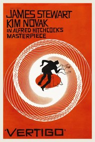 Illusztráció Vertigo, Alfred Hitchcock