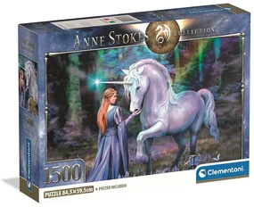Anne Stokes Bluebell Wood 1500 db-os Compact puzzle Clementoni
