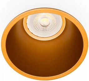 Faro Fresh süllyesztett mennyezeti lámpa, arany, GU10, IP44, Ø90 mm