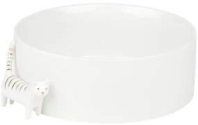 Fehér porcelán tál CAT