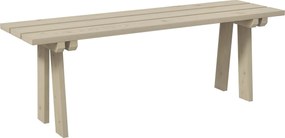 Outsunny 2 Személyes Fa Kerti Pad 220 kg Terhelhetőség Kültéri Pad Teraszra, Medencéhez 130x38x45 cm Természetes | Aosom