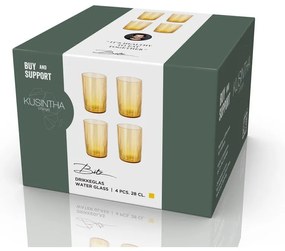 Pohár szett 4 db-os 280 ml Kusintha – Bitz