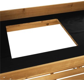 Bardy kerti munkaasztal, barna, 94 x 49 x 120 cm
