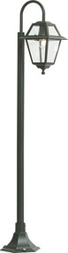 Klasszikus kültéri lámpás sötétzöld 135cm IP44 - Berta