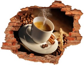 3d-s lyuk vizuális effektusok matrica Kávé csészében nd-c-45991785
